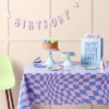 Retro Wavy Checkered Print Table Cover - Spritz™ -Bakerross Store GUEST 002e1e15 0442 4ecd 9ed0 a6248c6fbd3e