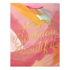"Happy Birthday Beautiful" Medium Gift Bag - Spritz™