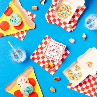 Red Checkered Lunch Napkin 30ct - Spritz™ 3 Red Checkered Lunch Napkin 30ct - Spritz™