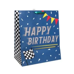 Jumbo Kids' Birthday Bag - Spritz™: Multicolor Large Typography Gift Bag, 19.25" H X 16" W X 10" D -Bakerross Store GUEST 1850ba97 57ba 46c3 9293 b48a7d8cf60a