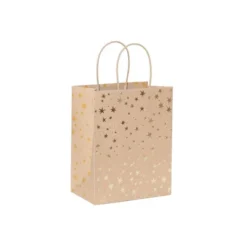 4pk Cub Gift Bags Foil Star Gold - Spritz™: Small Paper Gift Bags For All Occasions, -Bakerross Store GUEST 18b1246d c542 401c afd0 a3df1da78d92