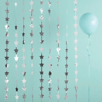 9ct Silver Star Backdrops - Spritz™ 3 9ct Silver Star Backdrops - Spritz™