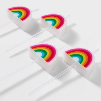 5ct Rainbow Shaped Candles - Spritz™ 5 5ct Rainbow Shaped Candles - Spritz™ - Image 3