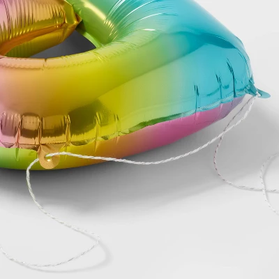 "Happy Birthday" Pastel Rainbow Balloon Banner - Spritz™ 4 "Happy Birthday" Pastel Rainbow Balloon Banner - Spritz™ - Image 2