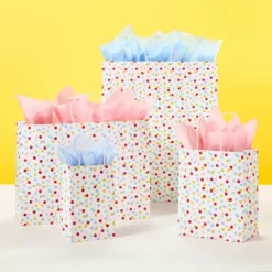 White Dots Small Gift Bag - Spritz™