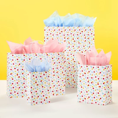 Dots On White Small Gift Bag - Spritz™ 3 Dots On White Small Gift Bag - Spritz™