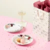 Rose Gold Floral Snack Plate 20ct - Spritz™