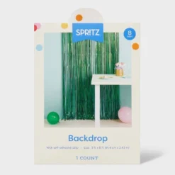 Fringe Party Backdrop Green - Spritz™ -Bakerross Store GUEST 4b7026dd b4a9 4423 b5d3 9e642d841bd1