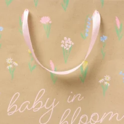 Large Square Gift Bag Floral On Kraft - Spritz™ -Bakerross Store GUEST 4e77551e 2343 492f b296 23b32bcd1282