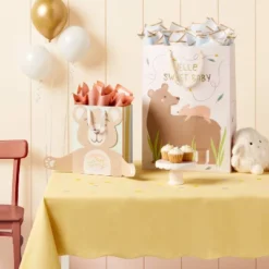 Rectangular Disposable Table Cover Yellow - Spritz™