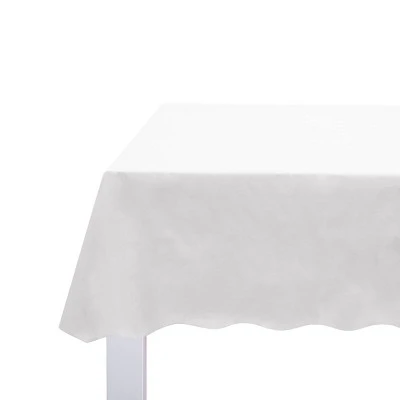 White Plastic Table Cloth - Spritz™ 5 White Plastic Table Cloth - Spritz™ - Image 3