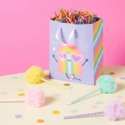 6ct Puff Party Favor Pens - Spritz™: Fluffy Multicolor Princess Theme, Birthday & All Occasions, Ages 6+