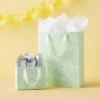 Green Leaf With Mirror Ink Large Gift Bag - Spritz™ -Bakerross Store GUEST 5fe57654 b515 4d42 8b96 f0b09300ddf0