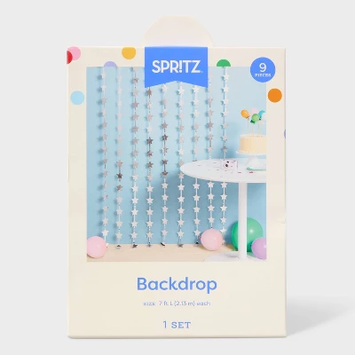 9ct Silver Star Backdrops - Spritz™ 5 9ct Silver Star Backdrops - Spritz™ - Image 3