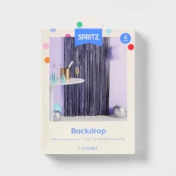 Iridescent Backdrop Black - Spritz™ -Bakerross Store GUEST 6357df8b 32cc 4c1b 8bcf 0709c5ba529f