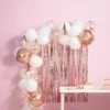 48ct Balloon Arch Garland Décor Kit With Backdrop Rose Gold - Spritz™