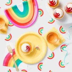 30ct Beverage Napkins Yellow - Spritz™