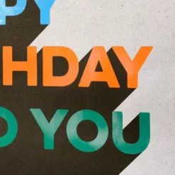 Happy Birthday To You Large Gift Bag - Spritz™: Multicolor Typography, Boys, 15"x15"x8" -Bakerross Store GUEST 7afecb4e fed2 4452 bffc dba9976bf552