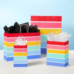 Striped Small Gift Bag - Spritz™