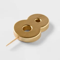 Number 8 Gold Candle - Spritz™ -Bakerross Store GUEST 81cc7138 39c5 4343 a781 6c69257c4f10