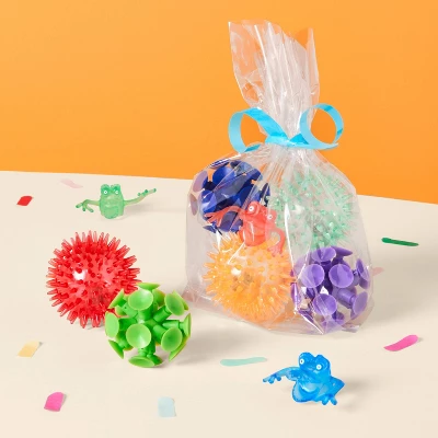 6ct Suction Cup Ball - Spritz™: Multicolor Party Favor Toys For Kids, Birthday Party Supplies, PVC, Ages 4+ 3 6ct Suction Cup Ball - Spritz™: Multicolor Party Favor Toys For Kids, Birthday Party Supplies, PVC, Ages 4+