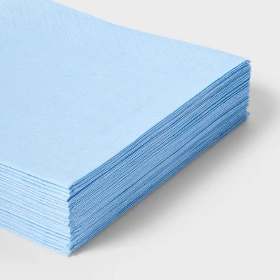 30ct Blue Beverage Napkins - Spritz™ 4 30ct Blue Beverage Napkins - Spritz™ - Image 2