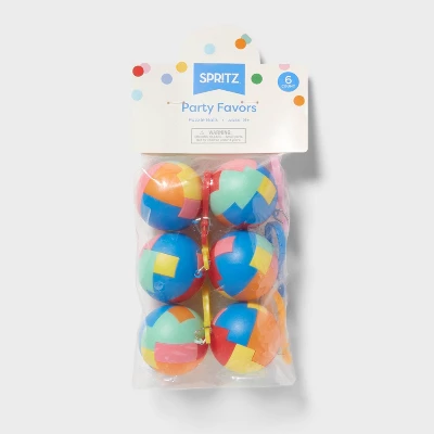 6ct Puzzle Balls - Spritz™: Multi-Colored Party Favors, Polypropylene, Ages 3+, All Occasions, No Choking Hazard 4 6ct Puzzle Balls - Spritz™: Multi-Colored Party Favors, Polypropylene, Ages 3+, All Occasions, No Choking Hazard - Image 2