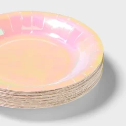 Iridescent Snack Plate 20ct - Spritz™ -Bakerross Store GUEST 8b1d56e9 ba3f 4aa4 ae39 d91d84a04471