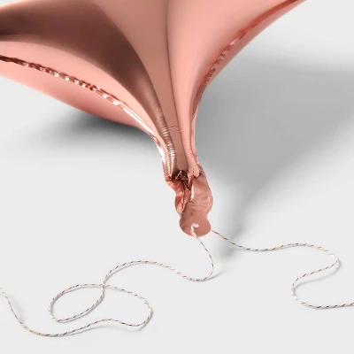 3ct Rose Gold Star Shaped Foil Balloons - Spritz™ 4 3ct Rose Gold Star Shaped Foil Balloons - Spritz™ - Image 2