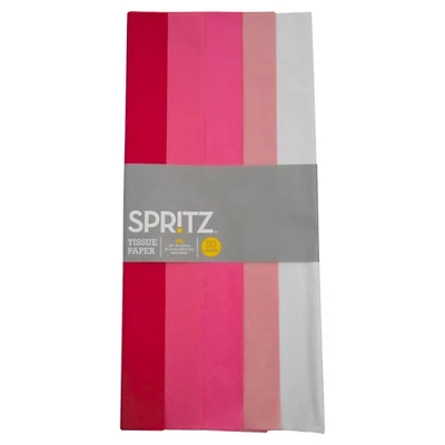 20ct Tissue Paper Pink - Spritz™: Gift Bag Tissue, All Occasions, 16.5" X 24", 20 Pack 3 20ct Tissue Paper Pink - Spritz™: Gift Bag Tissue, All Occasions, 16.5" X 24", 20 Pack