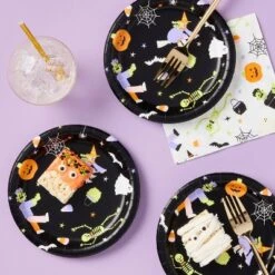 20ct Halloween Monster Party Snack Plate - Spritz™