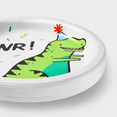 20ct Dinosaur Snack Plates - Spritz™ 4 20ct Dinosaur Snack Plates - Spritz™ - Image 2