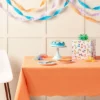 Orange Solid Table Cover 1ct - Spritz™