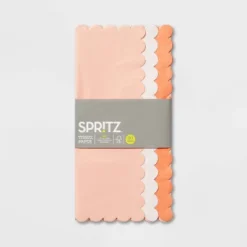 20ct Shelved Banded Tissue Coral - Spritz™: Multicolor Gift Packaging Accessories, Solid Pattern, 15.5" X 24" -Bakerross Store GUEST a16e1985 dfd0 49b1 be02 6ae8a907d9cb