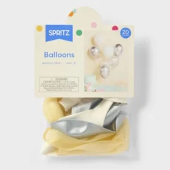 20ct Silver And White Chrome Balloon Pack - Spritz™ -Bakerross Store GUEST a22f0180 d188 4b20 9047 7429d4314404