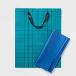 Large Birthday Gift Bag With Tissue Grid - Spritz™: Stripe Pattern, Black & Teal Blue, 12.75" X 10" X 5" 5 Large Birthday Gift Bag With Tissue Grid - Spritz™: Stripe Pattern, Black & Teal Blue, 12.75" X 10" X 5" -Bakerross Store GUEST a32d6d2f f850 47e4 9ce3 03f489d61d17