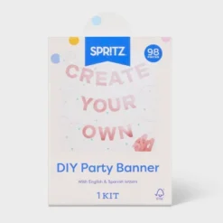 Rose Gold Metallic Create Your Own Banner - Spritz™ -Bakerross Store GUEST ba2167ea 3b83 4474 a246 f1f7c6bf6a37