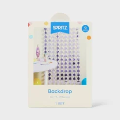 Purple Flower Backdrop - Spritz™ -Bakerross Store GUEST ba990e91 84ee 4ab6 a0d8 8c6feb93c781