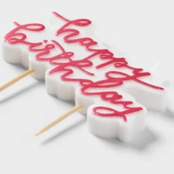 Hot Pink Happy Birthday Candle - Spritz™ -Bakerross Store GUEST bd19553e c843 420f 93b5 a6d3e6a7d75f