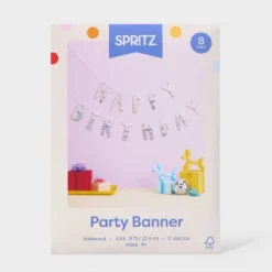 Iridescent Happy Birthday Party Banner - Spritz™ 7 Iridescent Happy Birthday Party Banner - Spritz™ -Bakerross Store GUEST bd83c3ee 6d8d 4c1c a7c8 5364413cdb4c