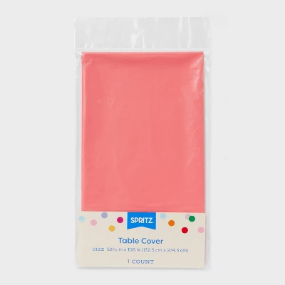 Light Pink Rectangular Table Cover - Spritz™ 4 Light Pink Rectangular Table Cover - Spritz™ - Image 2