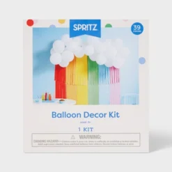 30ct Balloon Garland Décor Kit With Rainbow Tiered Backdrop - Spritz™ -Bakerross Store GUEST bf2b1fdc 598c 46a3 b619 9f73d5178e8c