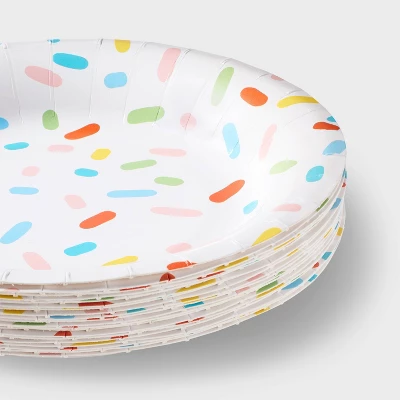 20ct Sprinkle Snack Plates - Spritz™ 4 20ct Sprinkle Snack Plates - Spritz™ - Image 2