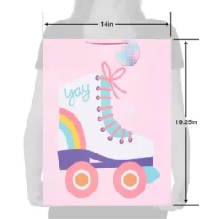 Roller Skate Kids' Gift Bag - Spritz™: Large Multicolored Paper Bag For All Occasions, 19.25" X 16" X 10" -Bakerross Store GUEST c258124d 9263 4b0e b5ea 4ceb638e8c4b