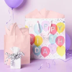 8ct Tissue Paper Light Pink - Spritz™: Gift Bag Accessories For Baby Girl, Easter, All Occasions