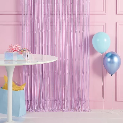 Rainbow Confetti Fringe Backdrop Lavender - Spritz™ 3 Rainbow Confetti Fringe Backdrop Lavender - Spritz™