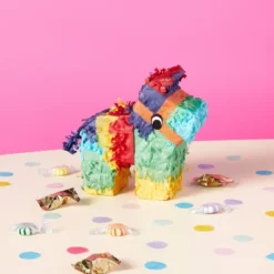 Mini Donkey Pinata - Spritz™: Multicolor Party Decoration For Kids Birthday
