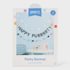 Cat Birthday Party Banner Spritz™ 7 Cat Birthday Party Banner Spritz™ -Bakerross Store GUEST d08ae04a cf60 4bbf 91bb e79ea5fa8229