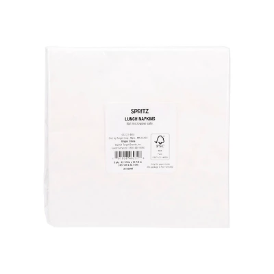 30ct Disposable Lunch Napkins With Foil Gold - Spritz™ 4 30ct Disposable Lunch Napkins With Foil Gold - Spritz™ - Image 2