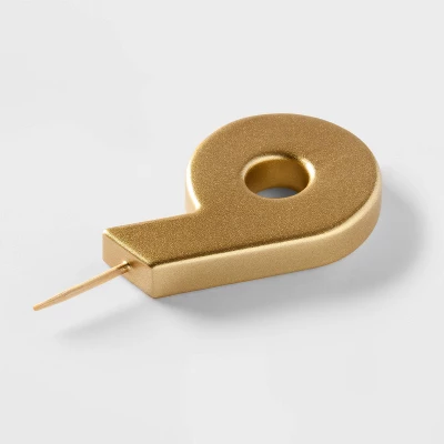 Number 9 Gold Candle - Spritz™ 5 Number 9 Gold Candle - Spritz™ - Image 3